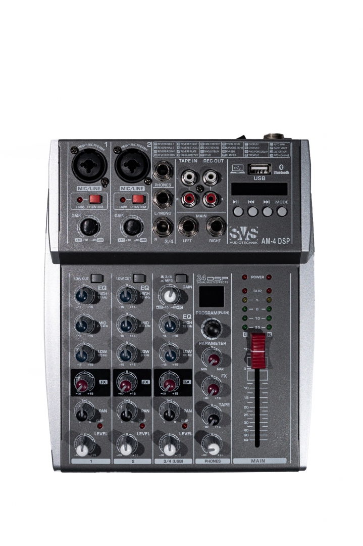 SVS Audiotechnik mixers AM-4 DSP Аналоговый микшерный пульт, 4-канала в Забайкальске