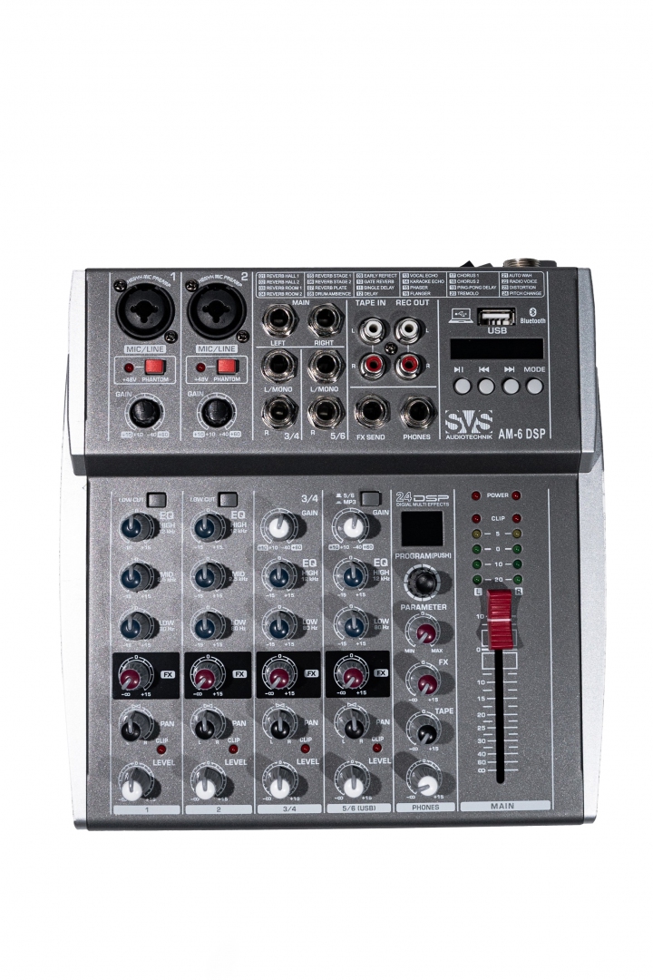 SVS Audiotechnik mixers AM-6 DSP Микшерный пульт аналоговый, 6-канальный SVS Audiotechnik mixers в Забайкальске