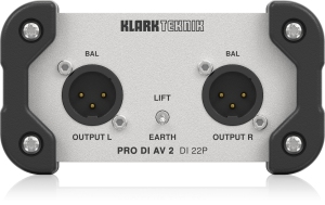 Klark Teknik DI 22P пассивный стерео директ-бокс в Забайкальске
